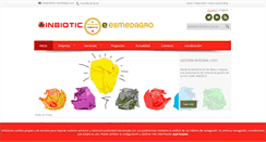 Desktop Screenshot of inbiotic-esmedagro.com